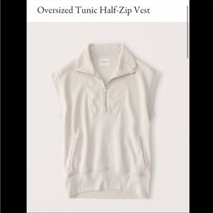 Abercrombie half zip tunic
